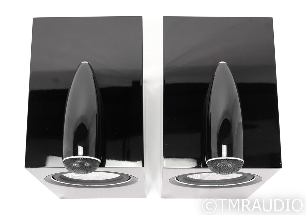 B&W 705 S2 Bookshelf Speakers; Gloss Black Pair