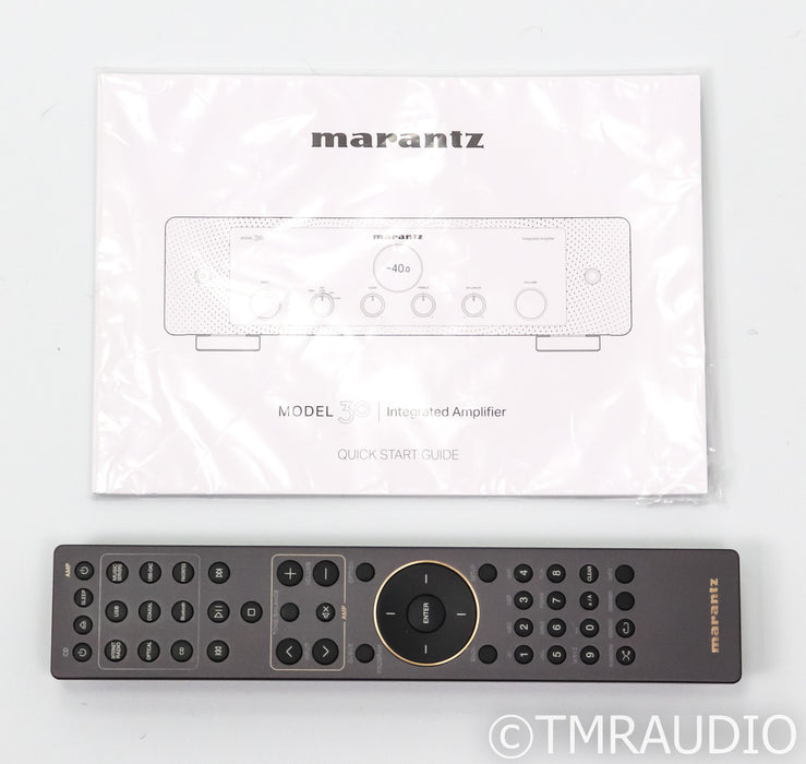 Marantz Model 30 Stereo Integrated Amplifier; Remote; Black; MM / MC Phono