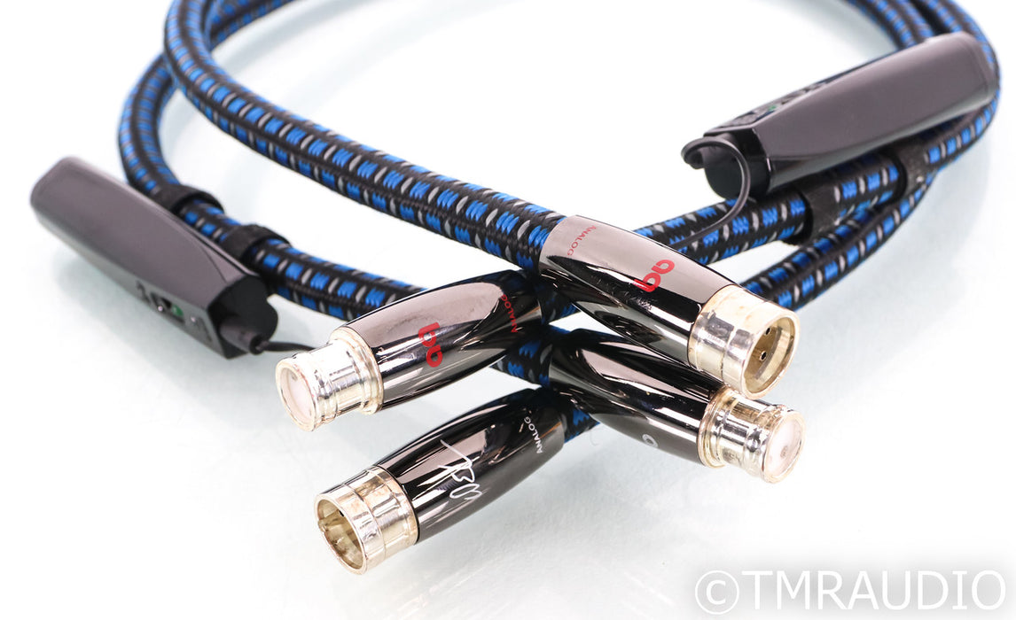 AudioQuest WEL Signature XLR Cables; 1m pair Balanced Interconnects; 72v DBS