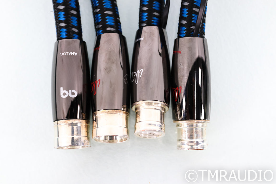 AudioQuest WEL Signature XLR Cables; 2m Pair Balanced Interconnects; 72v DBS