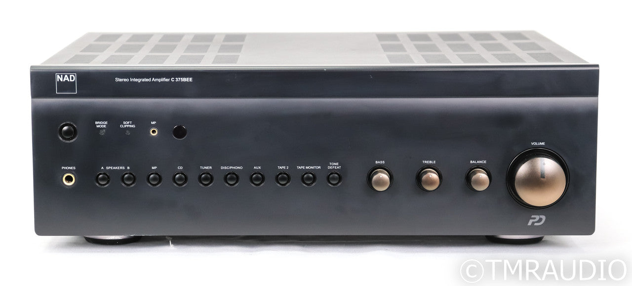 NAD C 375BEE Stereo Integrated Amplifier; Black; Remote
