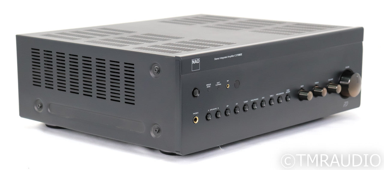 NAD C 375BEE Stereo Integrated Amplifier; Black; Remote