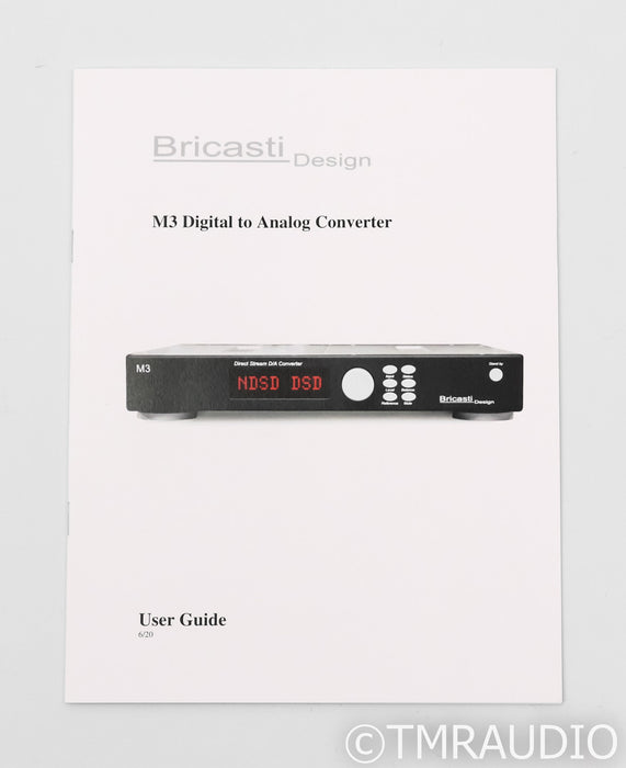 Bricasti Design M3 Classic DAC; D/A Converter; M3H; Roon Ready