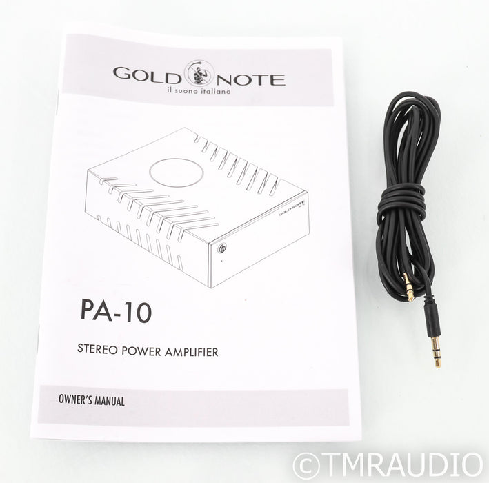 Gold Note Audio PA-10 Stereo Power Amplifier; PA10
