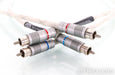 WyWires Platinum Series RCA Cables; 1m Pair Interconnects