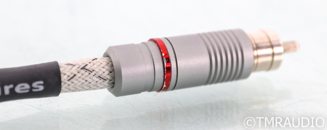 WyWires Platinum Series RCA Cables; 1m Pair Interconnects