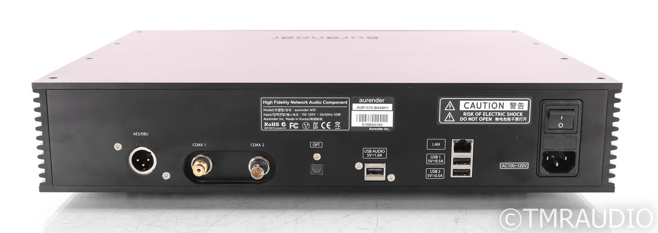 Aurender N10 Network Streamer / Server; 4TB HDD; N-10; Black