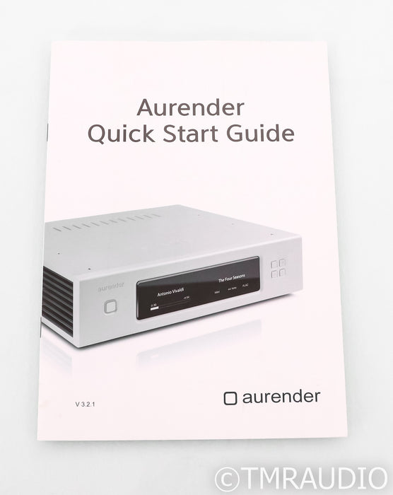 Aurender N10 Network Streamer / Server; 4TB HDD; N-10; Black