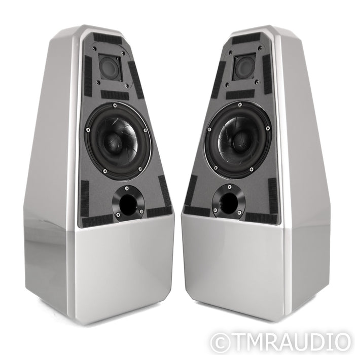 Wilson Audio Watch Surround Series 1 Surround Speakers; On Wall Titanium Silver