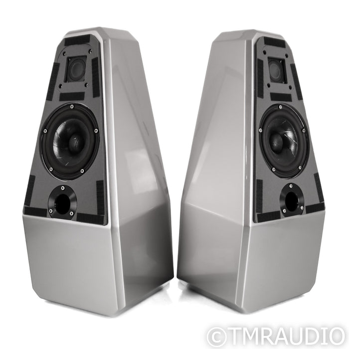 Wilson Audio Watch Surround Series 1 Surround Speakers; On Wall Titanium Silver