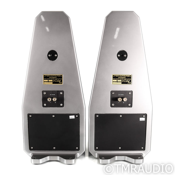 Wilson Audio Watch Surround Series 1 Surround Speakers; On Wall Titanium Silver