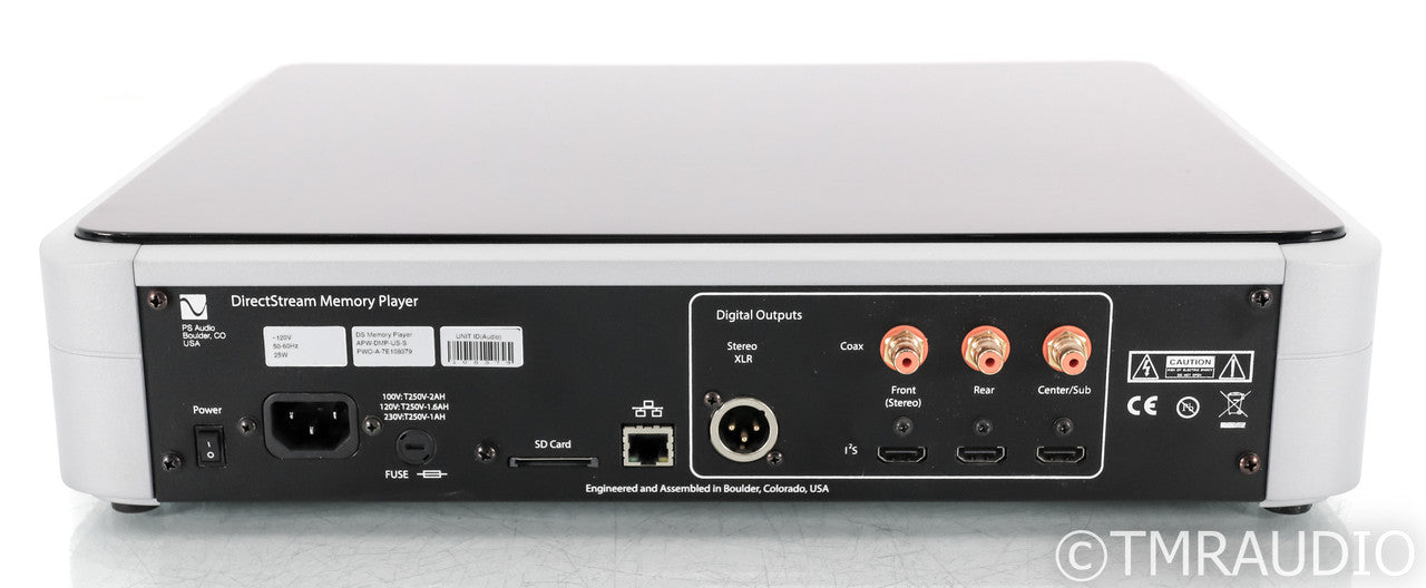 PS Audio DirectStream Memory Player CD / SACD Transport; Silver; Remote (Used)