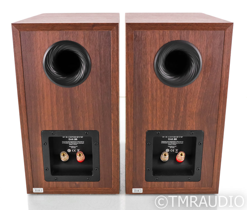 Dynaudio Emit 20 Bookshelf Speakers; Walnut Pair