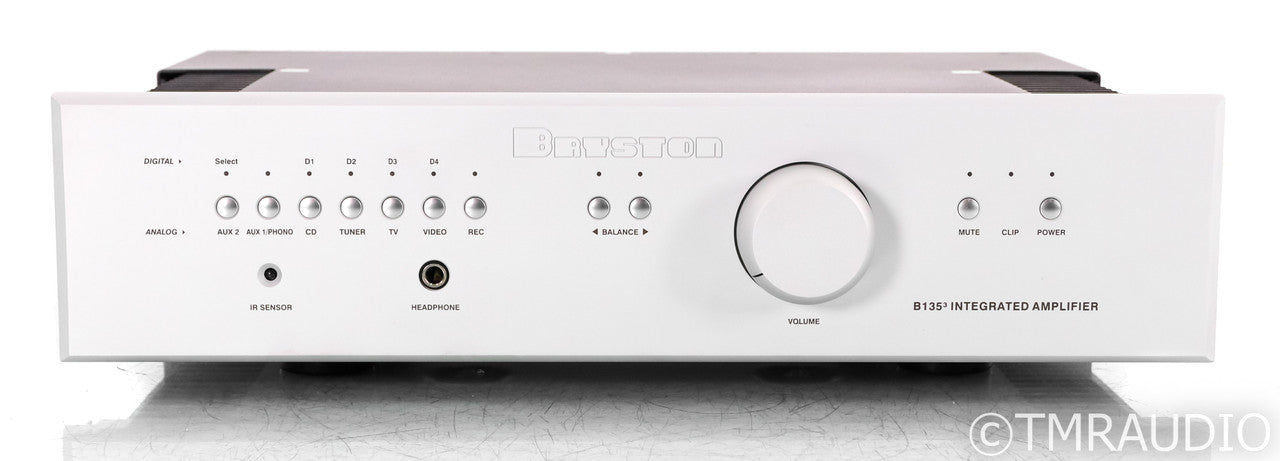 Bryston B135 Cubed Stereo Integrated Amplifier; B-135; Remote; Silver