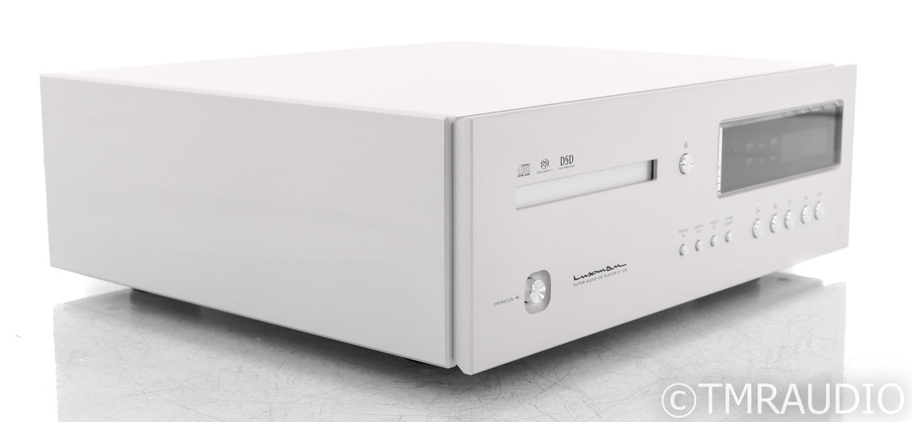 Luxman D-10x DAC / CD / SACD Player; D10X; Remote; Silver