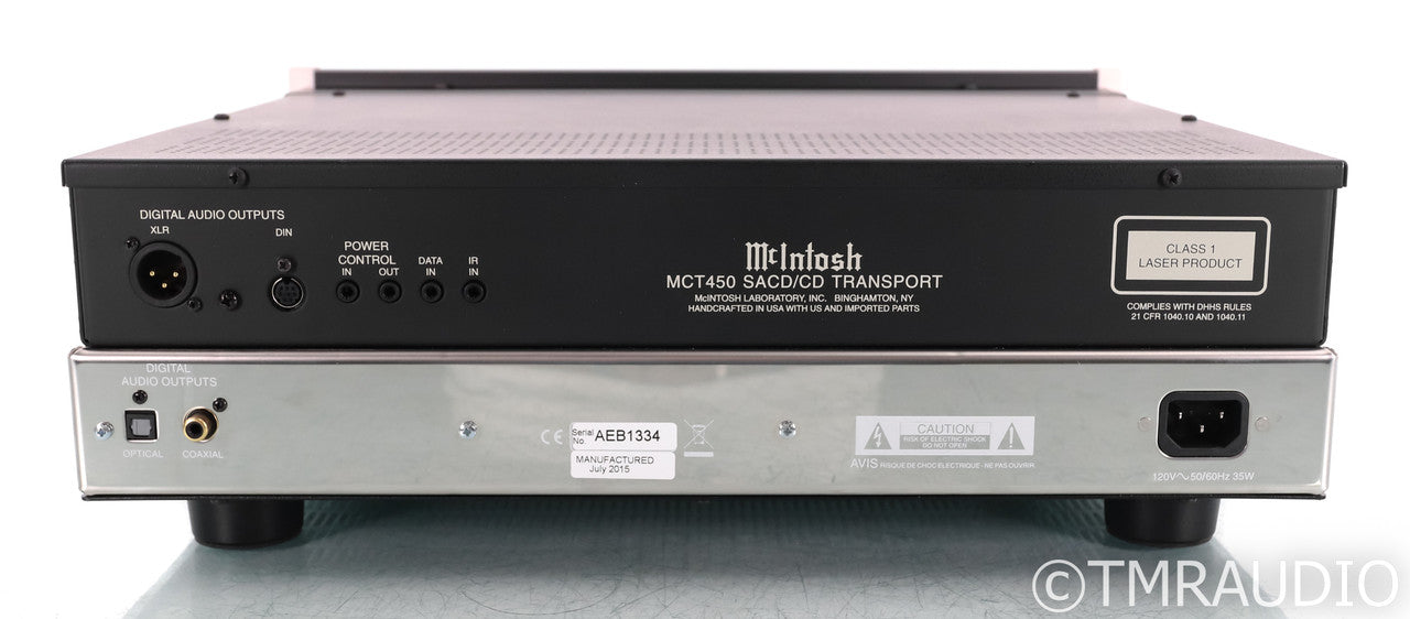 McIntosh MCDT450 CD / SACD Transport; Remote; MCT-450