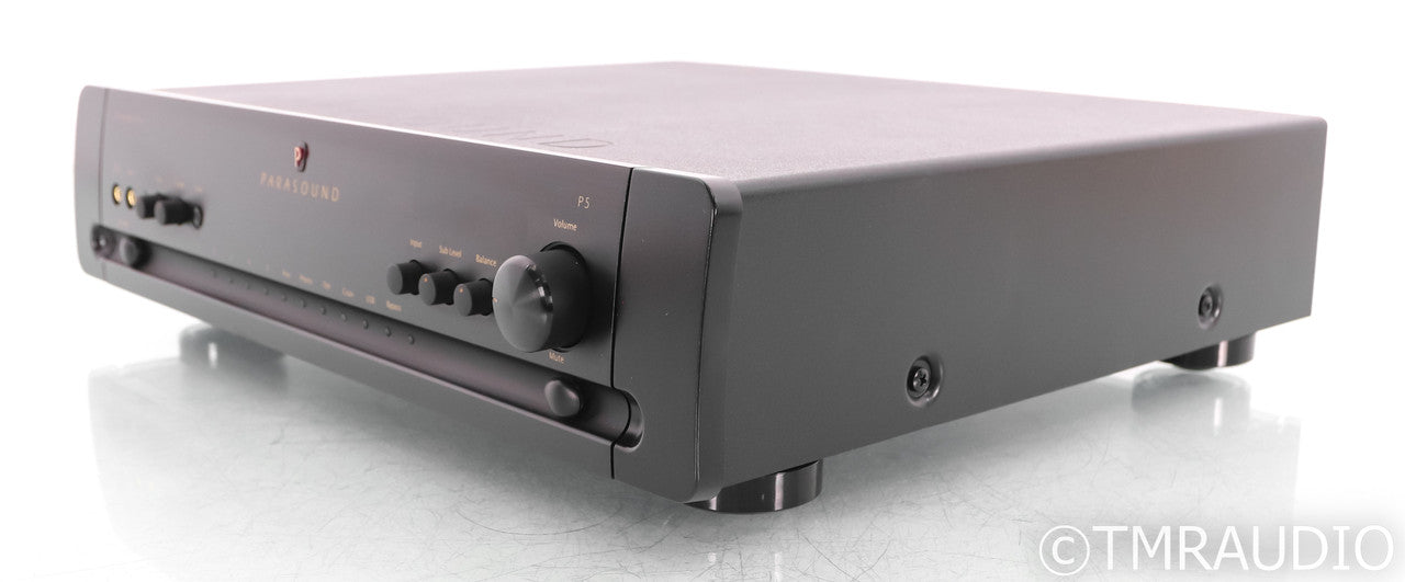 Parasound P5 2.1 Channel Preamplifier; Black; Remote