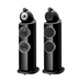 B&W 803 D4 Floorstanding Speakers; Gloss Black Pair (New)