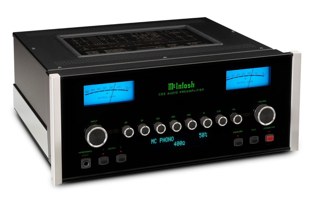 McIntosh C53 Stereo Preamplifier / DAC; MM / MC Phono; D/A Converter (New)