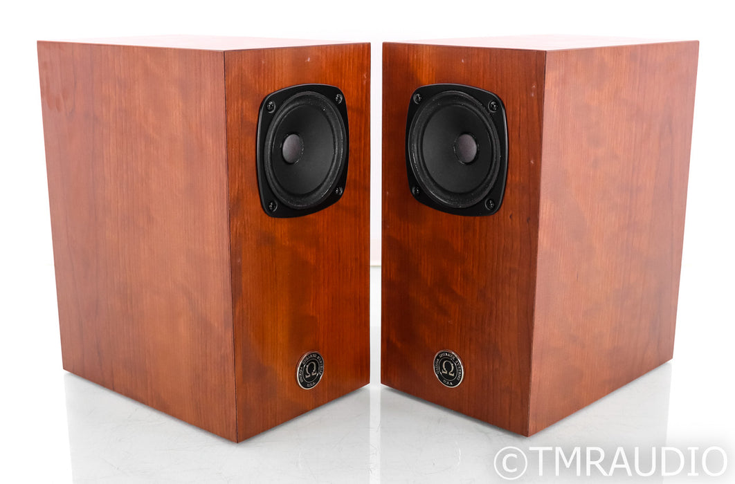 Omega Super 3i Bookshelf Speakers; Cherry Pair; 3-I