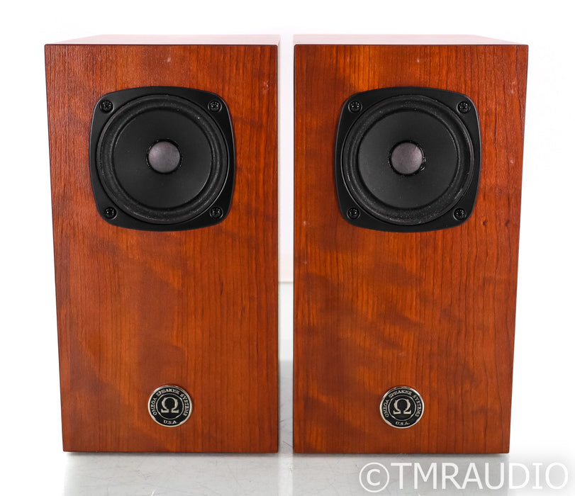 Omega Super 3i Bookshelf Speakers; Cherry Pair; 3-I