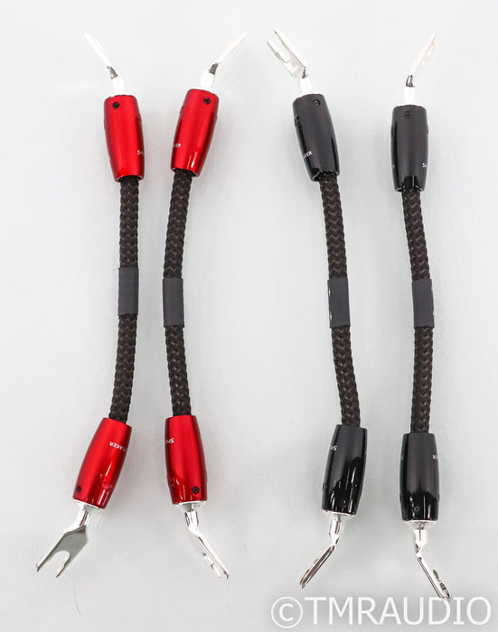 AudioQuest Saturn PSC+ Bi-Wire Speaker Jumpers; 9in Set of 4