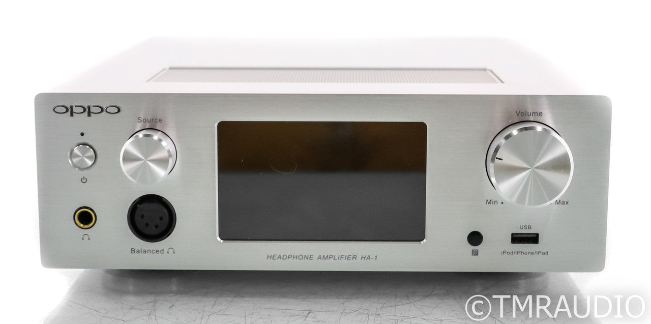 Oppo HA-1 Headphone Amplifier / DAC; HA1; Remote; Silver; USB