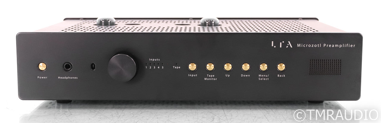 LTA Microzotl Stereo Tube Preamplifier; Remote; Black; Level 2