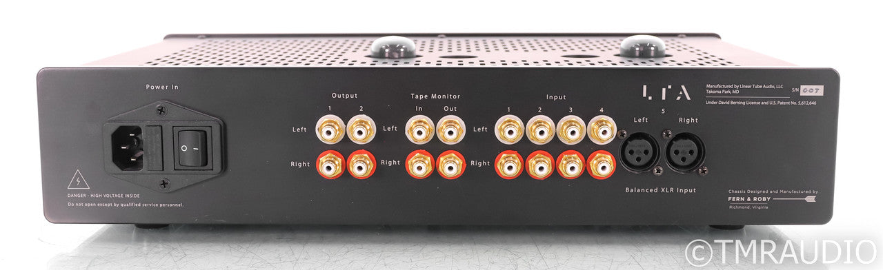 LTA Microzotl Stereo Tube Preamplifier; Remote; Black; Level 2