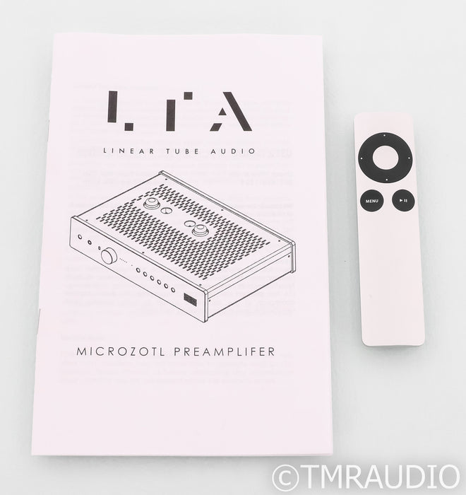LTA Microzotl Stereo Tube Preamplifier; Remote; Black; Level 2