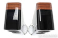 Q Acoustics Concept 500 Floorstanding Speakers; Gloss Black w/ Walnut Pair