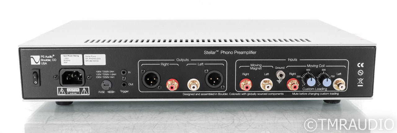 PS Audio Stellar MM / MC Phono Preamplifier; Silver; Remote (Used)