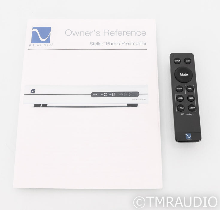 PS Audio Stellar MM / MC Phono Preamplifier; Silver; Remote (Used)