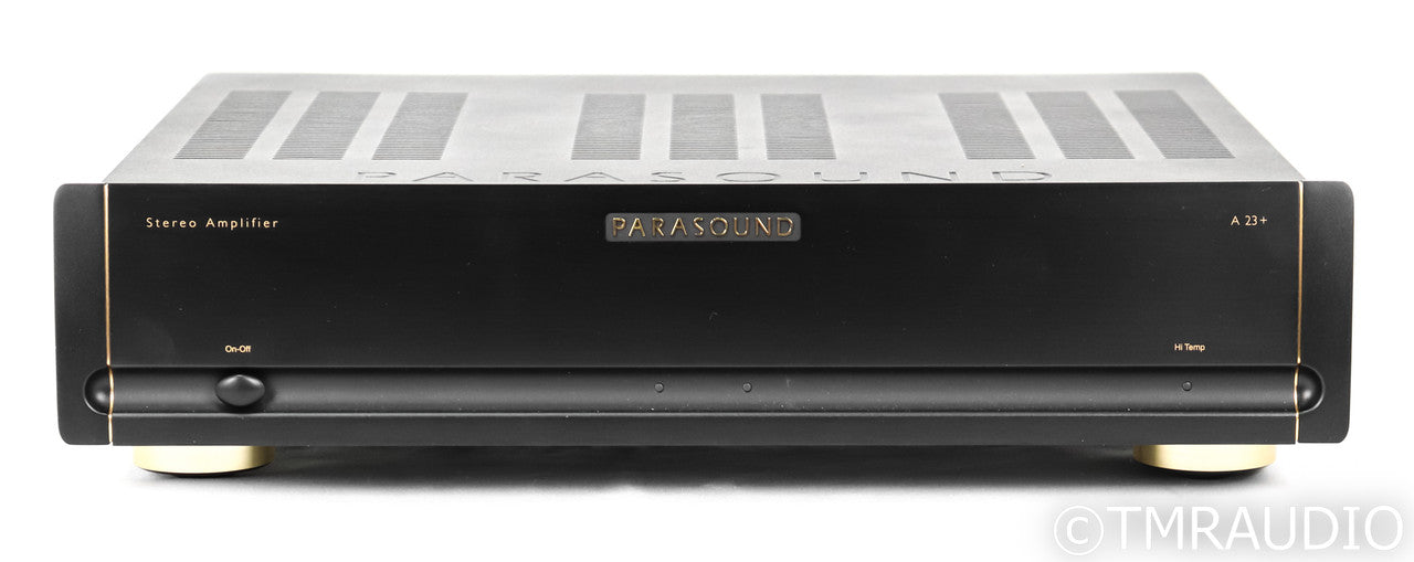 Parasound A 23+ Stereo Power Amplifier; Black; A23+