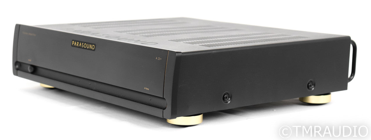 Parasound A 23+ Stereo Power Amplifier; Black; A23+