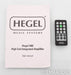 Hegel H80 Stereo Integrated Amplifier; Black; Remote