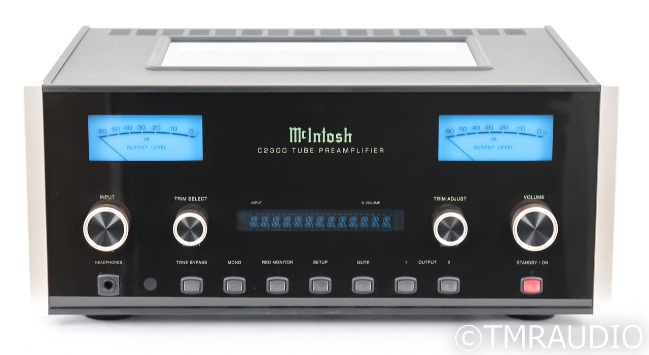 McIntosh C2300 Stereo Tube Preamplifier; Remote; MM / MC Phono; C-2300