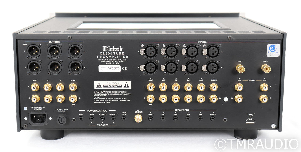 McIntosh C2300 Stereo Tube Preamplifier; Remote; MM / MC Phono; C-2300