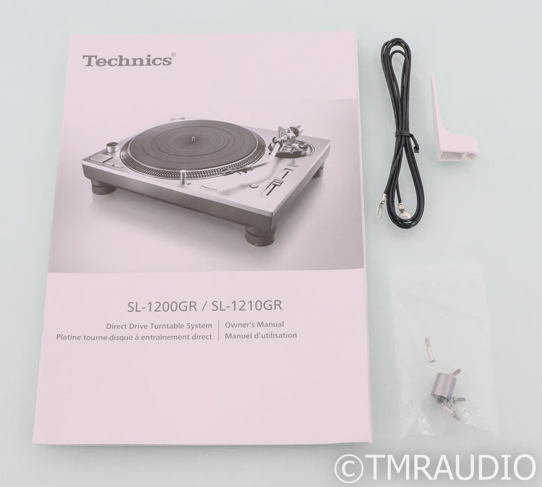 Technics SL-1200GR Direct Drive Turntable; Silver (No Cartridge)