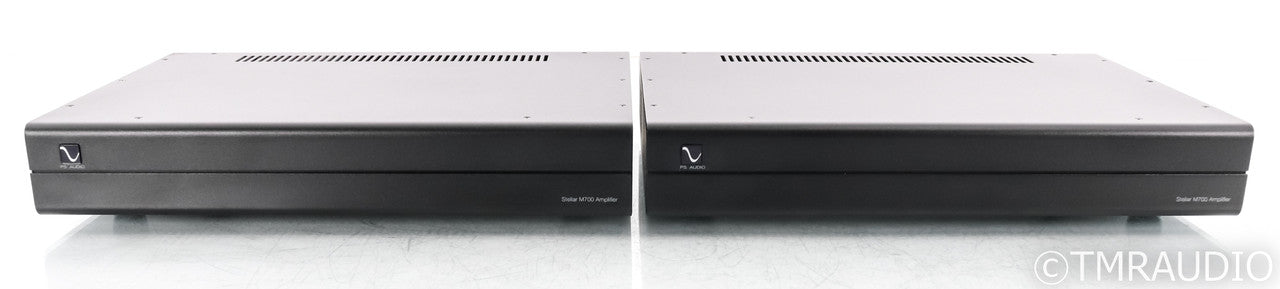 PS Audio Stellar M700 Mono Power Amplifier; Black Pair; M-700 (Used)