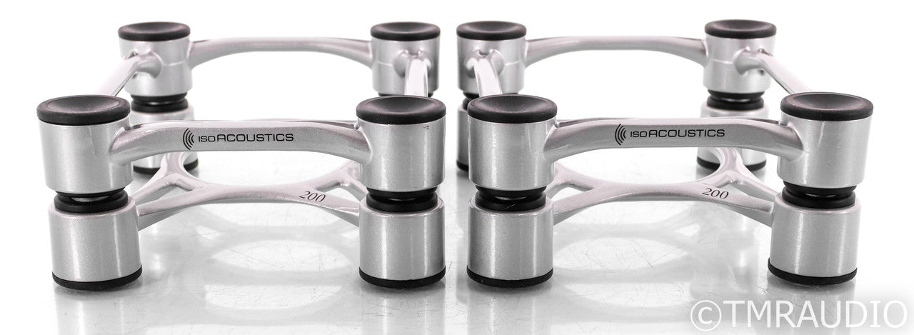 IsoAcoustics Aeprta 200 Speaker Isolation Stands; Silver Pair