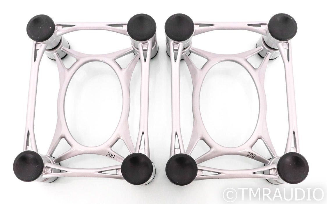 IsoAcoustics Aeprta 200 Speaker Isolation Stands; Silver Pair