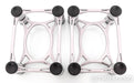 IsoAcoustics Aeprta 200 Speaker Isolation Stands; Silver Pair