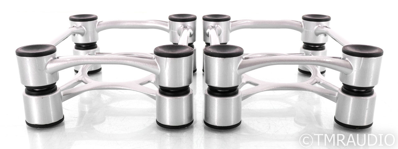 IsoAcoustics Aeprta 200 Speaker Isolation Stands; Silver Pair