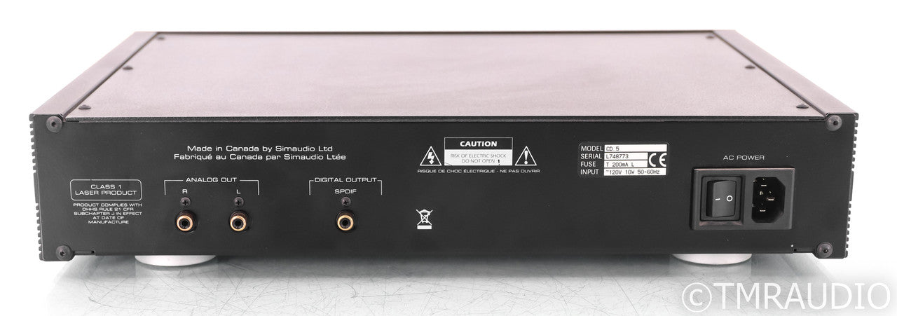 Simaudio Moon CD.5 CD Player; Remote