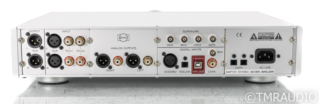 B.M.C. Audio DAC1 DAC; D/A Converter; Silver; Remote