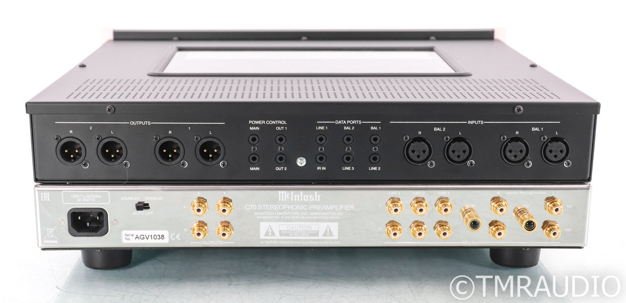 McIntosh C70 Stereo Tube Preamplifier; C-70; 70th Anniversary; Remote