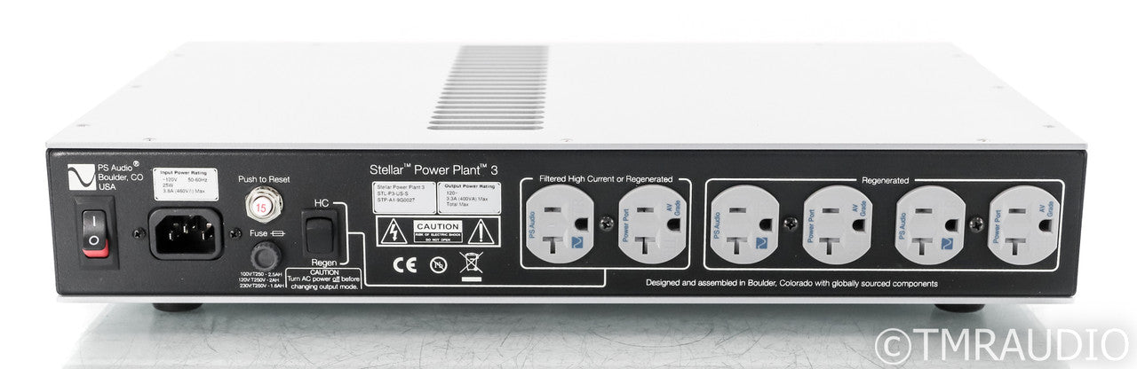 PS Audio Stellar PowerPlant 3 AC Power Line Regenerator; Silver (Used)