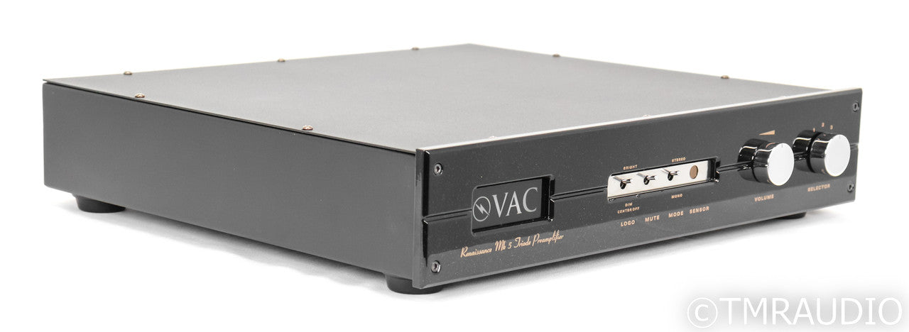 VAC Rennaissance MKV Stereo Tube Preamplifier; Mk 5; Remote; MM / MC Phono
