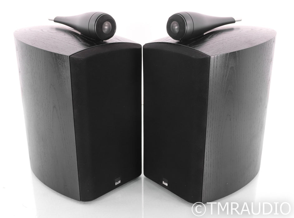 B&W 805S Bookshelf Speakers; Black Ash Pair; 805-S
